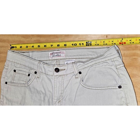 Levi Strauss Signature Stretch Bootcut Jeans Misses Size 10 Medium beige - Picture 6 of 10